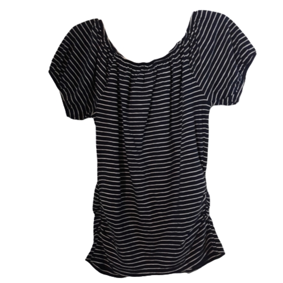 NWOT Old Navy Maternity Striped Top - Picture 2 of 6